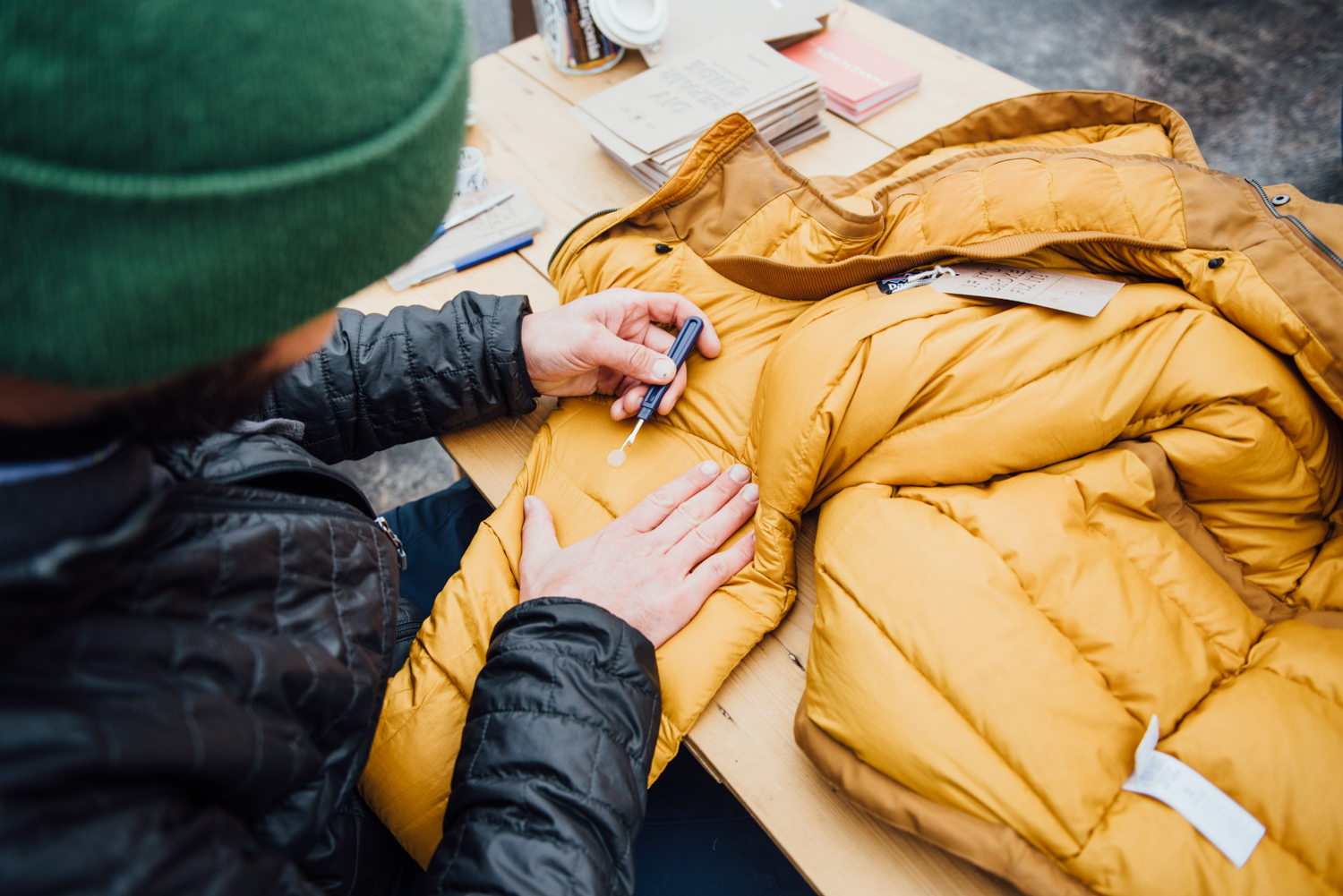 Patagonias Worn Wear Repair Tour i Tännäs